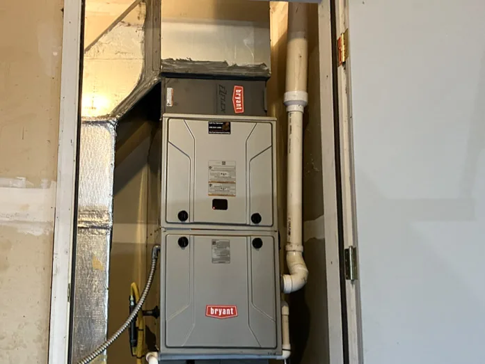 Bryant furnace installation in North Rigby, Idaho