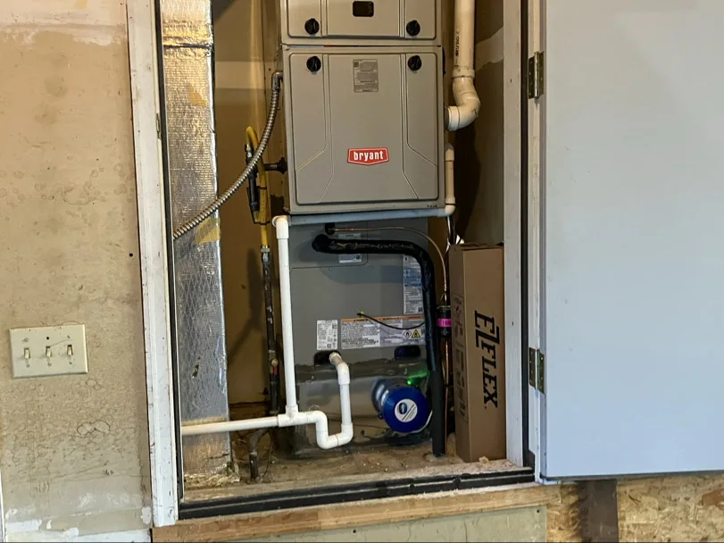 Bryant furnace installation in North Rigby, Idaho